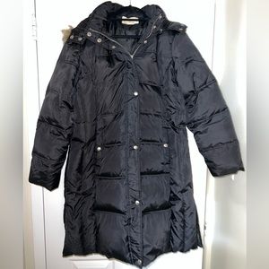 Michael Kors puffer coat with fur-lined hood